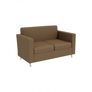 Connections Tight Back Loveseat – Metal Leg