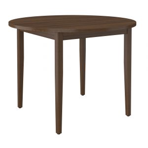 Round Table with Wooden Legs