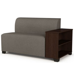 Tomeo Loveseat with Bookcase