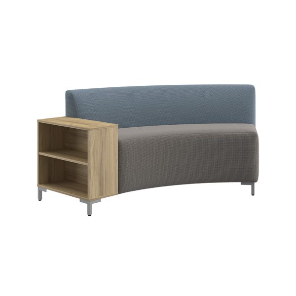 Cove Loveseat with Bookcase