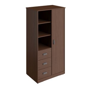 Prospect 1 Door, 3 Drawer & 3 Open-Shelf Wardrobe